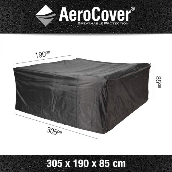 AeroCover kerti bútor védőtakaró étkezőgarnitúrához (négyzet alakú 305x190x85)