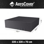 AeroCover kerti bútor védőtakaró ülőgarnitúrához (Négyzet alakú 220x220x70)