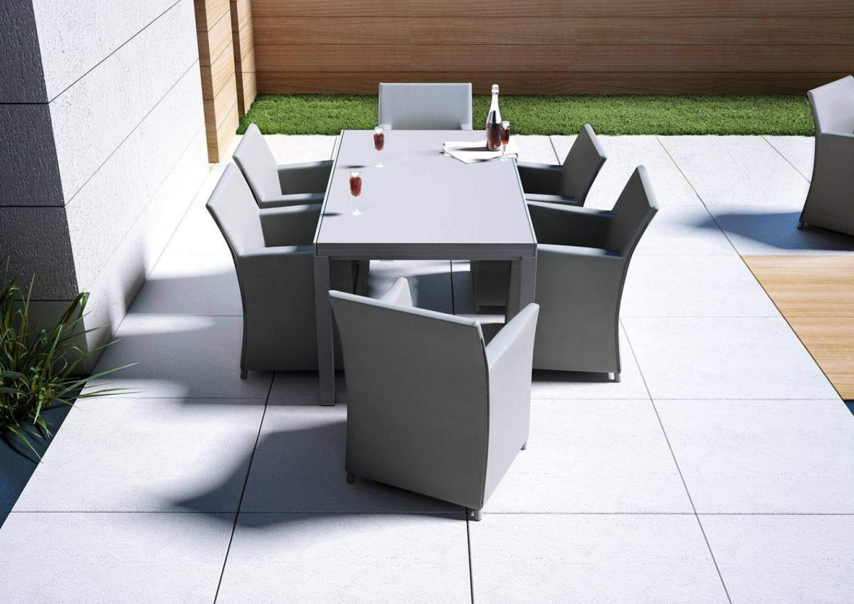 Rattan Áruház - Zumm TOLEDO kerti étkezőasztal (állítható méretű asztal)
