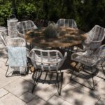 BORDEAUX IX. kerti rattan étkező garnitúra