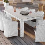 Rapallo + Dolce rattan kerti étkező garnitúra