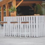 Fiji kerti bárszett Canada bárszék white robust teak 01