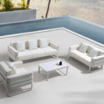 Corfu kerti ülőgarnitúra 3-2-1 - White