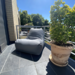 BeLUXE kültéri babzsákfotel szett - Titanium